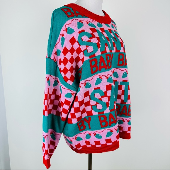 Grayson Threads Santa Baby Christmas Sweater Size XXL - Picture 4 of 7